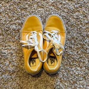 Vans Classic Yellow Suede Sneakers